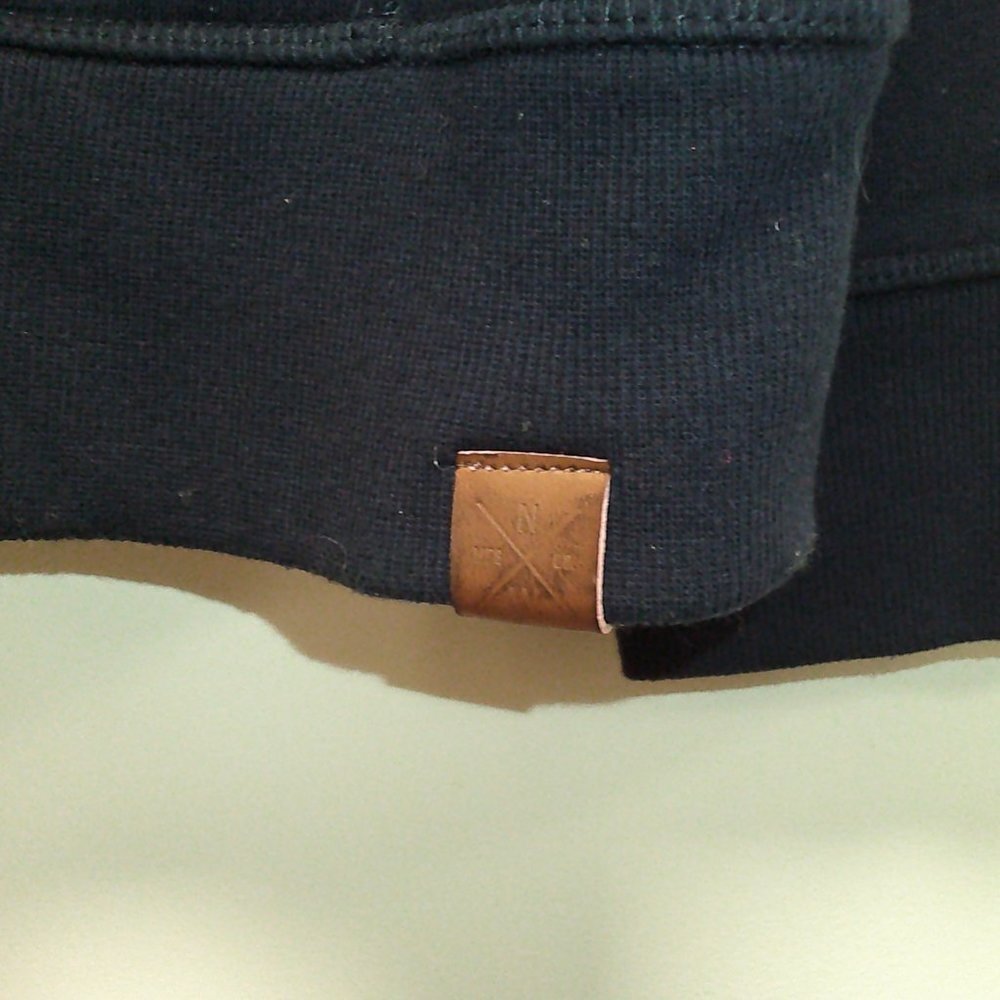 Blue and Gray Men's Zip Up Hoodie XL - Picture 3 of 4